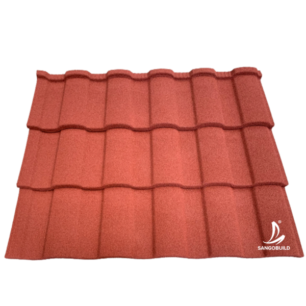 Lightweight Durable Waterproof Fireproof Stone Coated Metal Roof Tiles for Villas