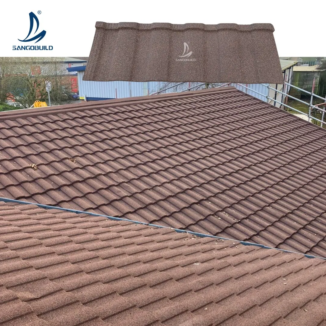 Lightweight Durable Waterproof Fireproof Stone Coated Metal Roof Tiles for Villas Lightweight Durable Waterproof Fireproof Stone Coated Metal Roof Tiles for Villas