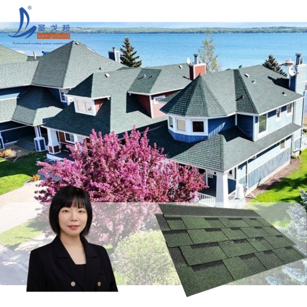 Lightweight Roof Tile Composite Decking Asphalt Shingle Roofing Shingle for Thailand Indonesia