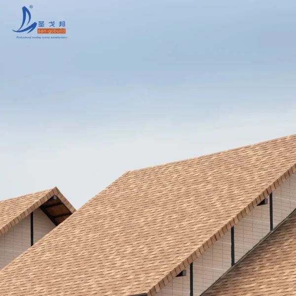 Lightweight Rooftops South American Chile Roof Tile Stone Fiberglass Asphalt Shingle Roofing