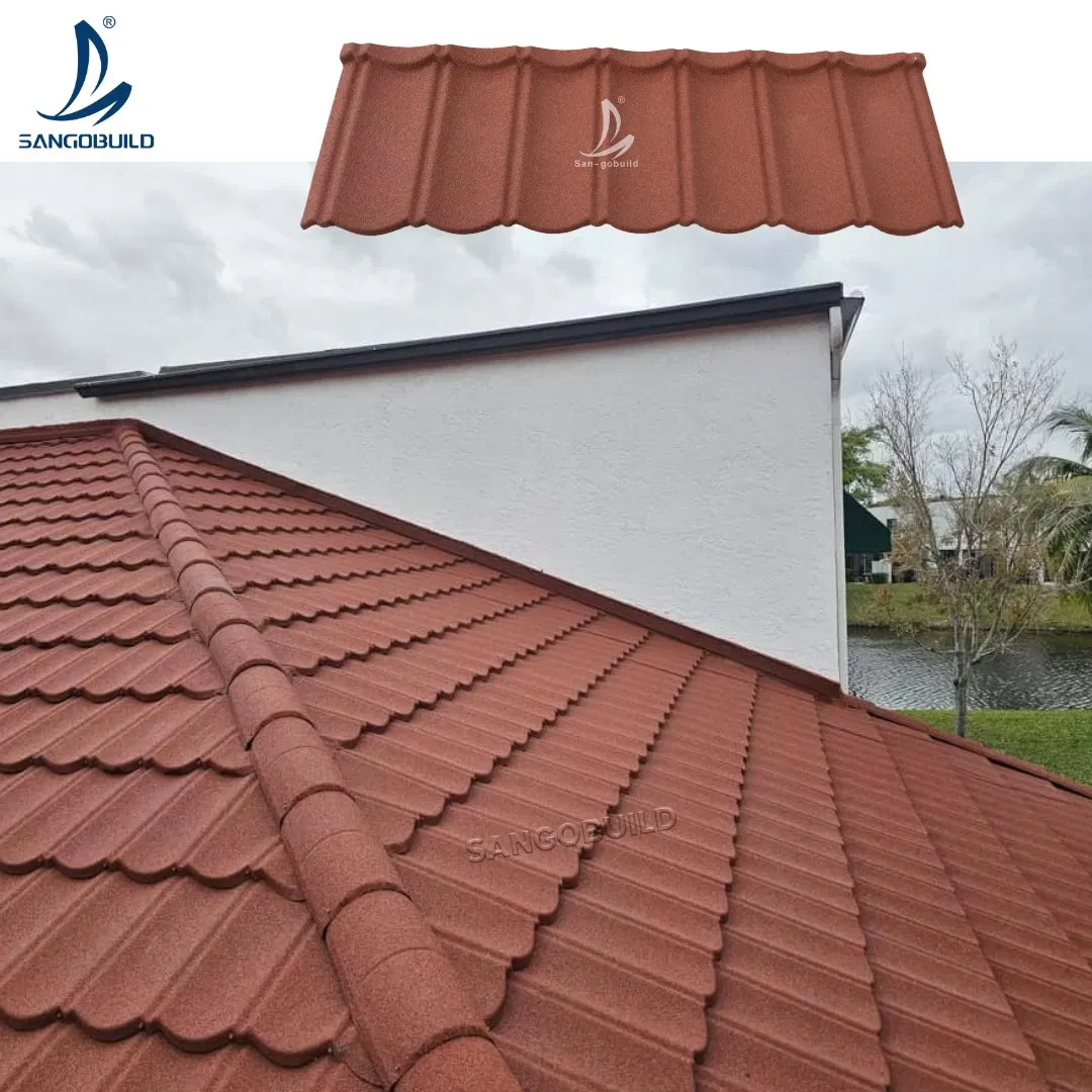 Lightweight Waterproof Stone Coated Roof Tiles Villa Roofing Lightweight Waterproof Stone Coated Roof Tiles Villa Roofing