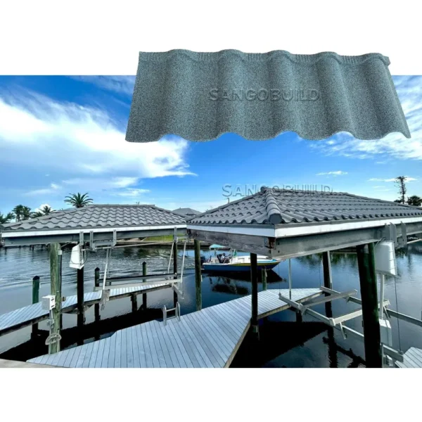 Long-Lasting Color Retention Technology Galvanized Steel Roofing Tiles House Tiles