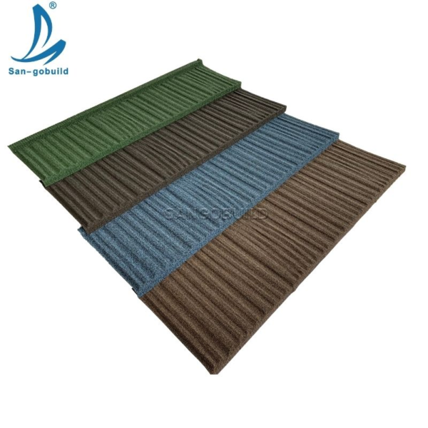 Low/Cheap Price Customized Thick 0.4mm Metal Zinc Roofing Stone Coated Roof Tiles