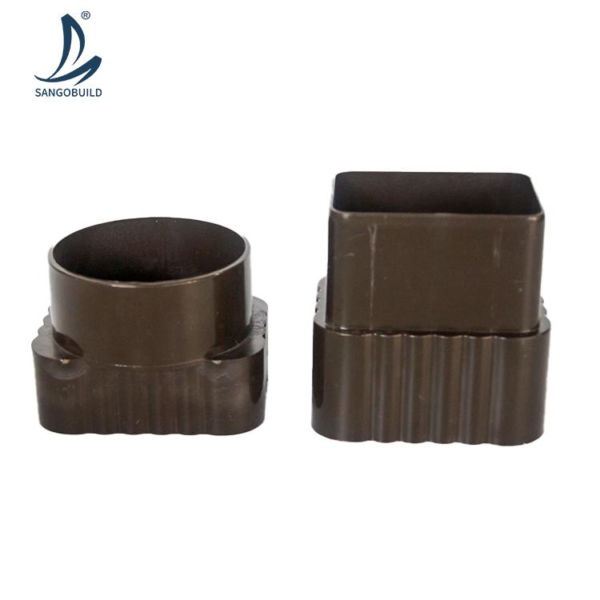 Low Maintenance PVC Rain Water Collector Accessories Gutters for Africa Market