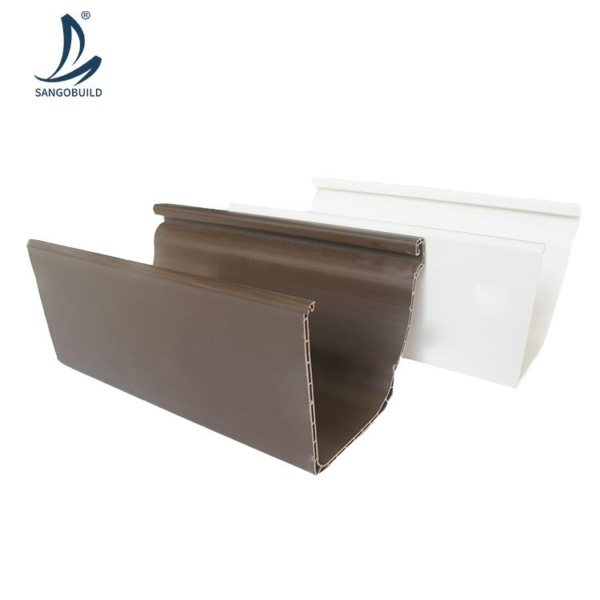 Low Maintenance PVC Rain Water Collector Accessories Gutters for Africa Market