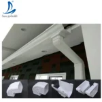 Low Price Lasting Black PVC Rain Gutter System Water Collector Kenya Nigeria