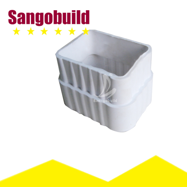 Lowst PVC Gutter Price Colorful PVC Gutters Plastic PVC Rain Gutters for Roofing Drainage