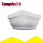 Lowst PVC Gutter Price Colorful PVC Gutters Plastic PVC Rain Gutters for Roofing Drainage