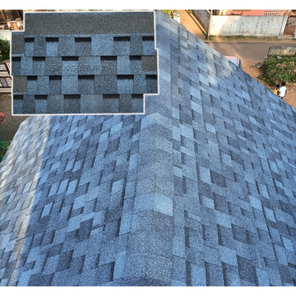 Maldives Hot-Sale Rubber Shingles Roofing Good Quality Fiberglass Asphalt Roofing Sheet