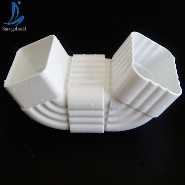 Manufacturer Gutter Factory Price Roof Water Downspout off Valve Drain-Pipe PVC Gutter