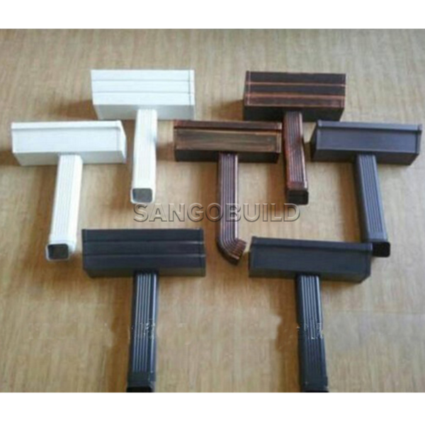Metal Aluminum Mesh Sheet Profile Water Downspout K-Style System Rain Roofing Gutter for Leaf Filter