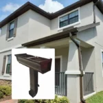 Metal Aluminum Mesh Sheet Profile Water Downspout K-Style System Rain Roofing Gutter for Leaf Filter