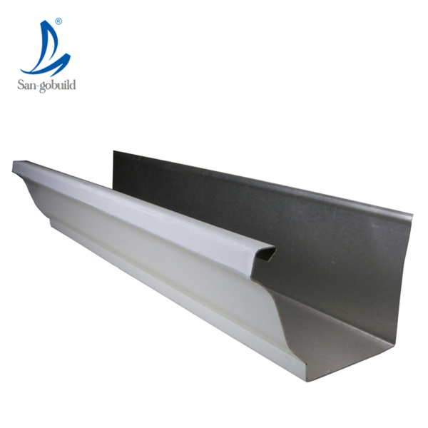 Metal Building Materials Green House Rainwater Drainage System Water Channel PVC/ Aluminum Roof Rain Gutter
