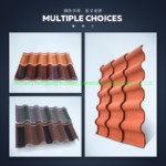 Metal Roofing Shingles Stone Coated Aluminium Tile Roofing Construction Materials Stone Coated Matel Roofing Sheet