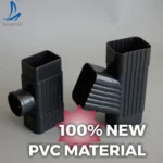 Mexico America Agricultura Rain Collecting System Colored PVC Roofing Gutter Square Gutter and Downspout Water Harvesting Roof Gutter Price 1 Meter