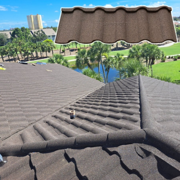 Modern Attractive Stone Coated Metal Roof Tiles Golan American Villa Corrugated Roofing Sheets