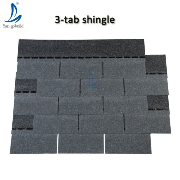 Modern Building Material Staircase Roofing Style Heat Resistant Roofing Tile Asphalt Shingle