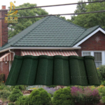 Modern Roof Tile Stone Coated Steel Roofing Tiles Metal Sheet Villa Roofing Tiles for Houses