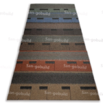 Multi-Color Fast Install Construction Roofing Tiles Fiberglass Laminated Roofing Shingles
