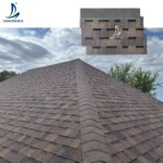 Multi Color Granule Algae Free Cold Climate Asphalt Roofing Shingles Exclusive Villa