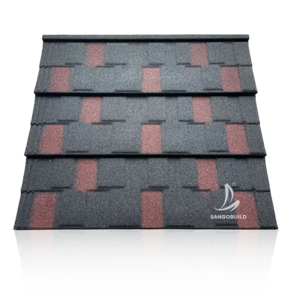 Myanmar New Roof Choices Construction Price of Rooftop Natural Stone Granules Coated Roofing Sheets