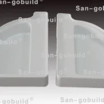 Never Fade Building Material Roof Drain System PVC Rainwater Gutter and Pipe Fittings End Cap