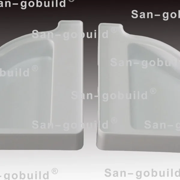 Never Fade Building Material Roof Drain System PVC Rainwater Gutter and Pipe Fittings End Cap
