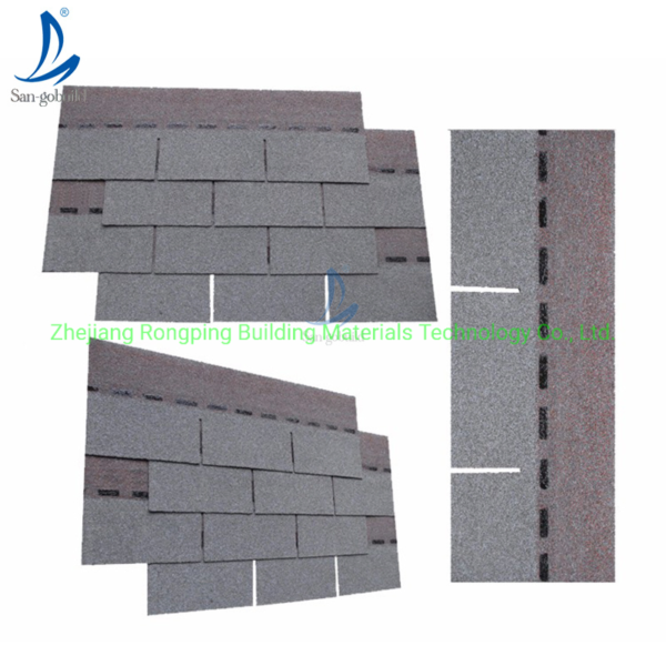 New 3-Tab Building Material Heat Resistant Popular Sale Fiberglass Asphalt Roofing Shingles Prices in Indonesia Thailand Vietnam