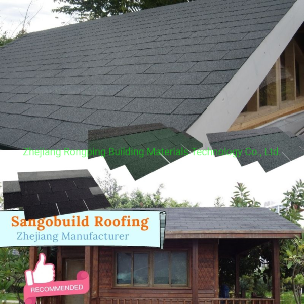 New 3-Tab Building Material Heat Resistant Popular Sale Fiberglass Asphalt Roofing Shingles Prices in Indonesia Thailand Vietnam