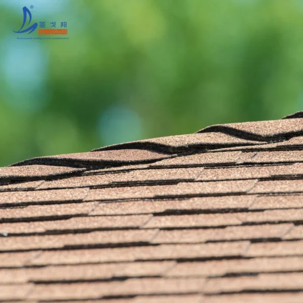 New Color Shingles Roofing Materials Red Asphalt Roofing Fish Shingles for Construction