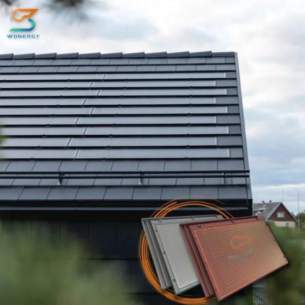 New Green Building BIPV Roof PV Solar Panel Roof Solar Tile