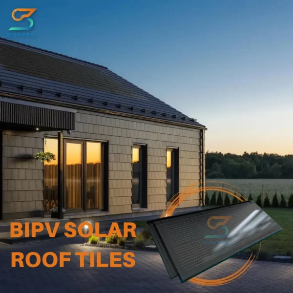 New Green Building BIPV Roof PV Solar Panel Roof Solar Tile