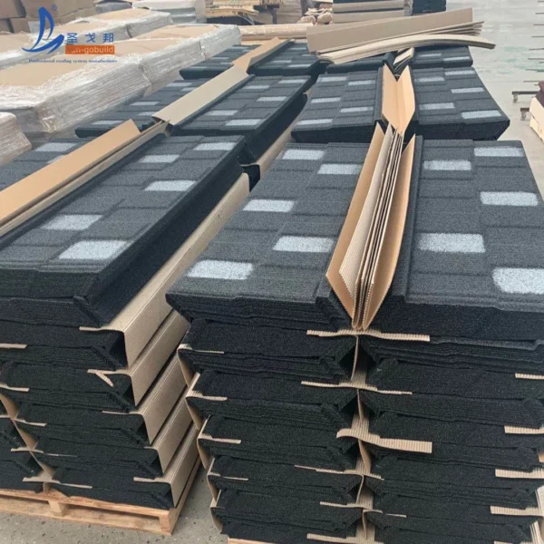 New Zealand Easy to Install Light Weight Stone Coated Metal Roofing Tile