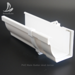 Nigeria Kenya Plastic Building Materials PVC Rain Gutters for Roof Rain Drainages