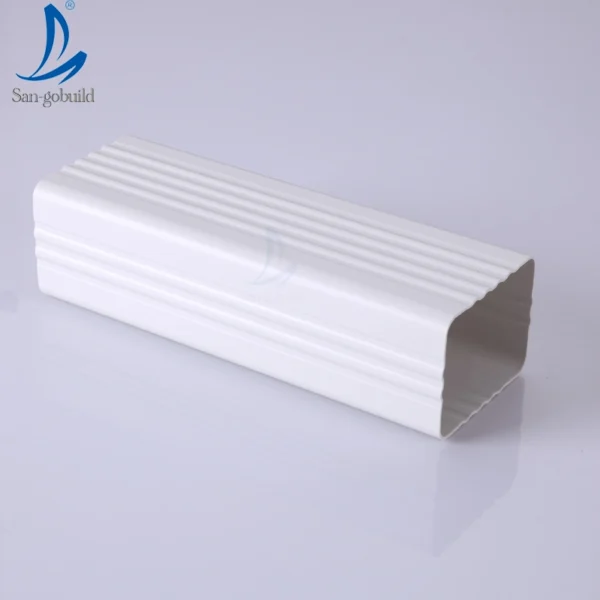Nigeria Kenya Thailand Vietnam Cheap Colored Vinyl PVC Gutters and Drain Downspounts