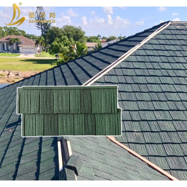 No-Batten Roofing Materials Seamless Stone Coated Metal Roof Tiles Interlock Roofing Sheets