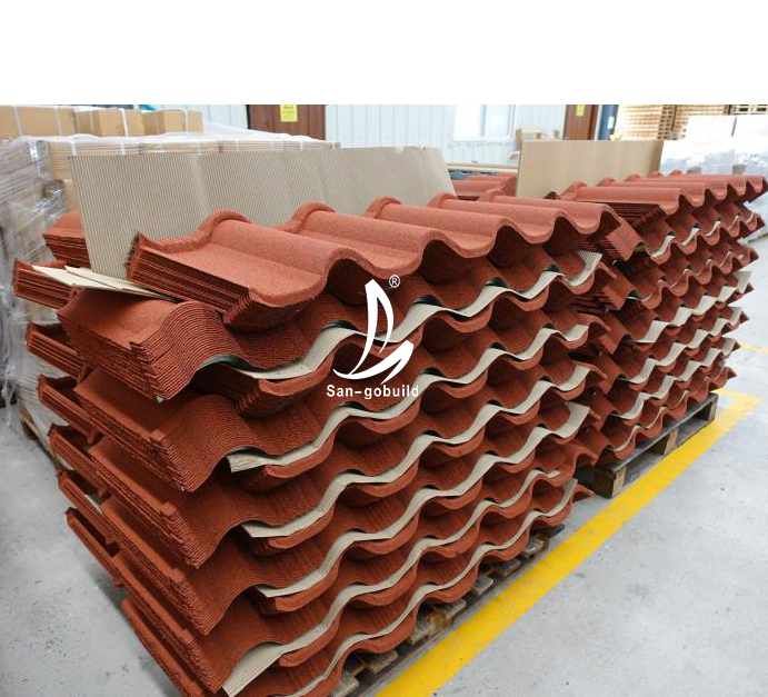 No Leaking Building Materials Stone Coated Interlocking Roofing Tiles No Leaking Building Materials Stone Coated Interlocking Roofing Tiles
