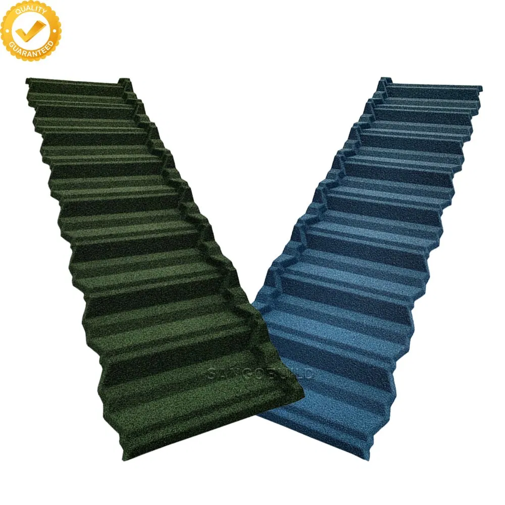 No Sand Remove Soundproofing Stone Coated Metal Roof Tiles Roofing Sheet for African No Sand Remove Soundproofing Stone Coated Metal Roof Tiles Roofing Sheet for African