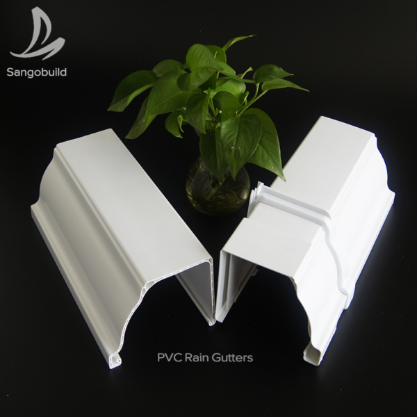 One-Stop Service Building Materials PVC Pipe Fitting Rain Gutter Drainage Sysytem for House