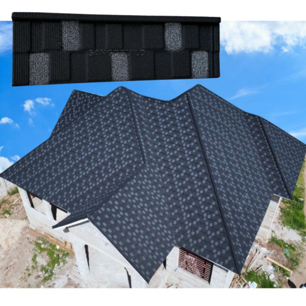 One-Stop Solution Kerala Roofing Materials Good Quality Stone Coated Metal Roof Tile