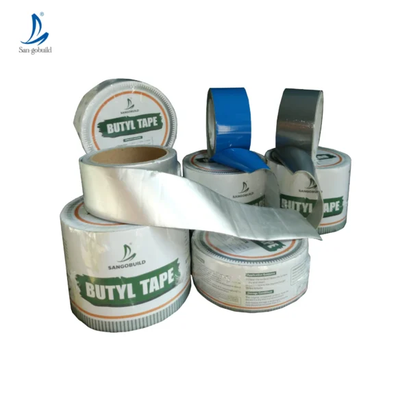 Outdoor Roof Rubber Sealing Repair Roof Tape Waterproof Aluminum Foil Butyl Tape