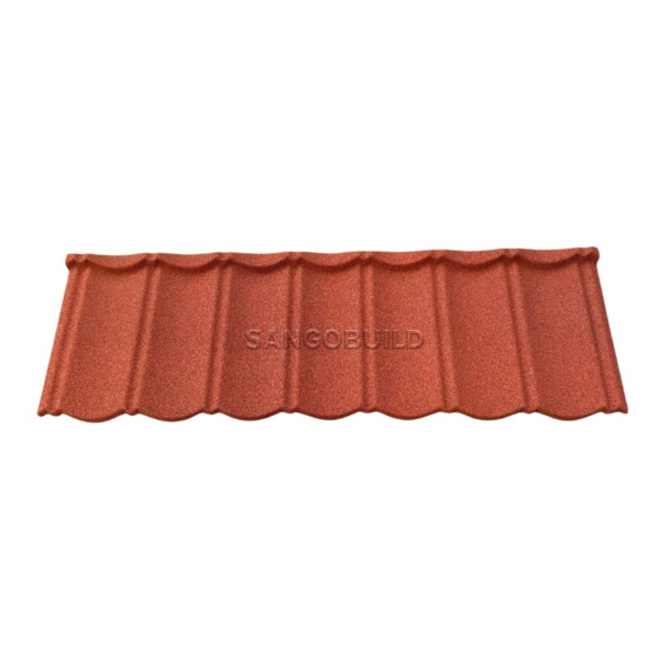 Personalized Plaid Color Galvanized Jumping Stone Coated Metal Ridge Cap Roof Shingles