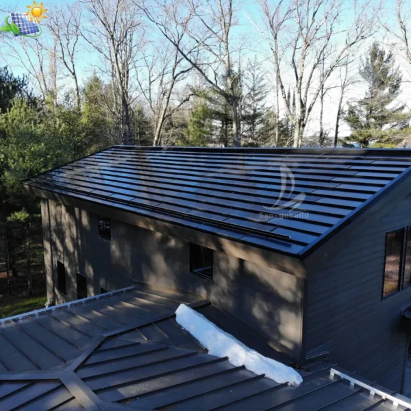 Photovoltaic Technology and Green Energy Building Material Solar Shingle Roof Tiles