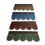 Pitched Roof Material Asphaltic Roofing Supplies Rounded Roof Shingles