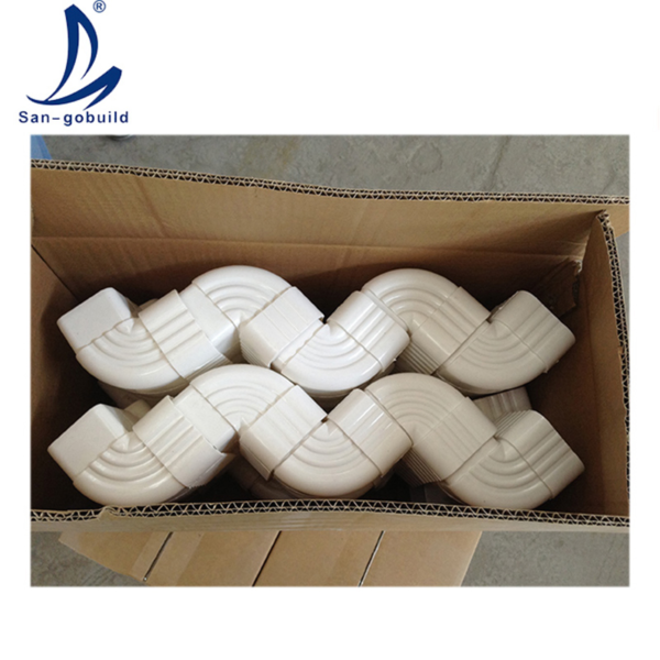 Plastic Building Materials PVC Rain Gutter Water Collector System PVC Pipe Fitting