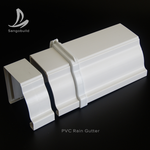 Plastic Rain Gutter Drainage System for Roof Water Storage Collector in Thailand South Asia