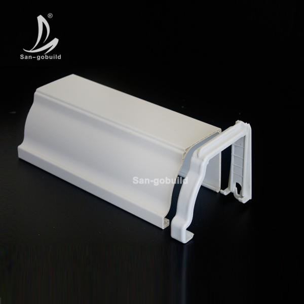 Plastic Rain Water Collector Large Leaf Gutter PVC Pipe