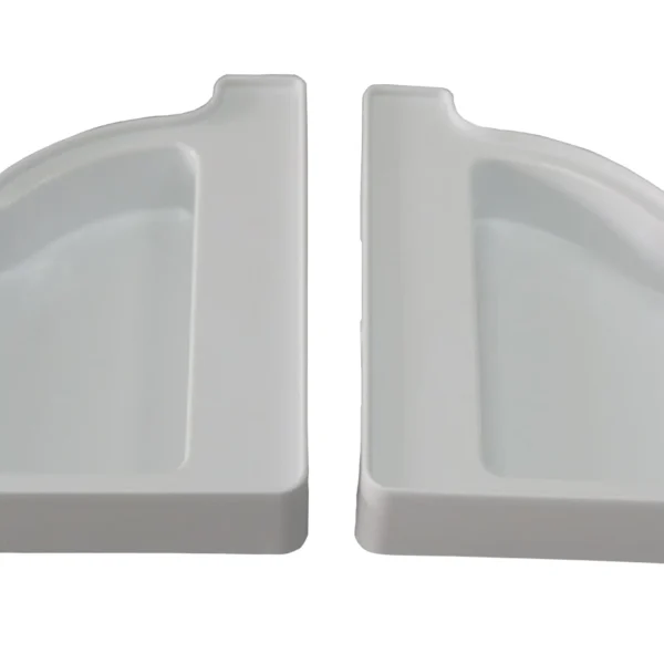 Plastic Roof Gutter PVC Downspout Water Pipe Rain Gutter Half Round Style