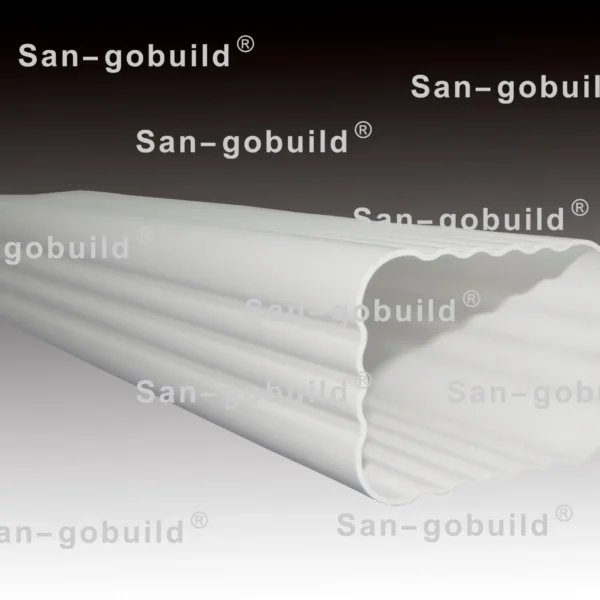 Plastic Roofing Drain Material Lightweight Rainwater Collecting Channel PVC Downpipe Fixing Clips