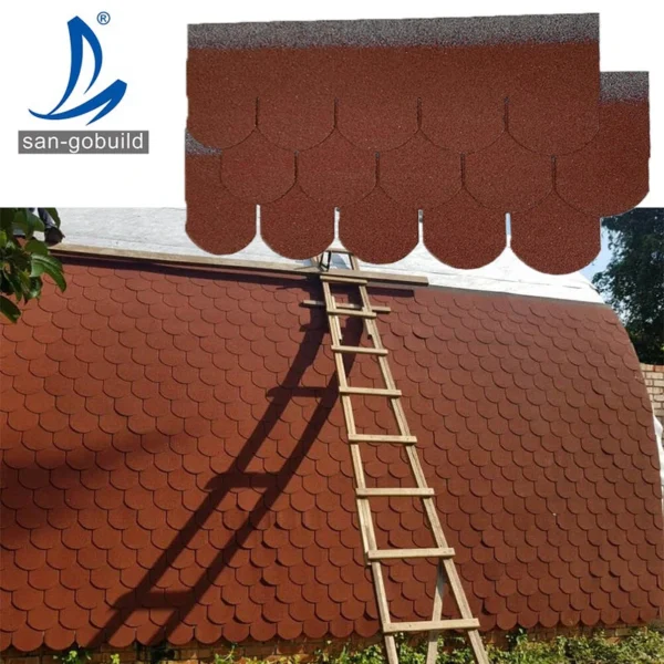 Popular Colorful Factory Roof Material Asphalt Shingle Teja De Asfalto